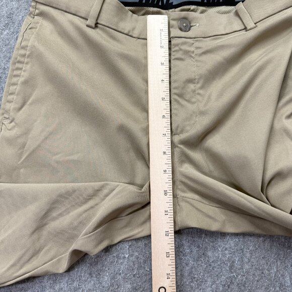 Nike Golf Pants Men 32 x 32 Beige Flat Front Stretch Flex Core Standard AJ5489 - Picture 16 of 16